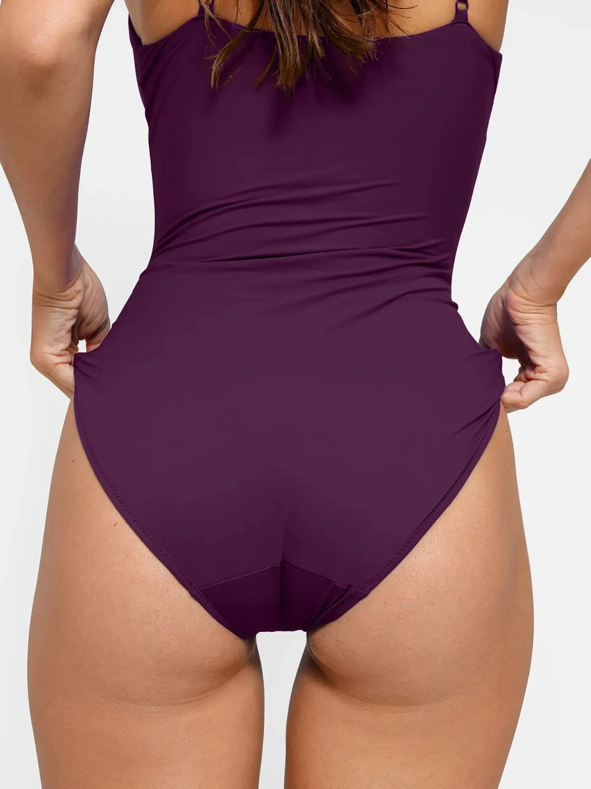 Shapewear Plunging V Slimming One-Piece Swimsuit